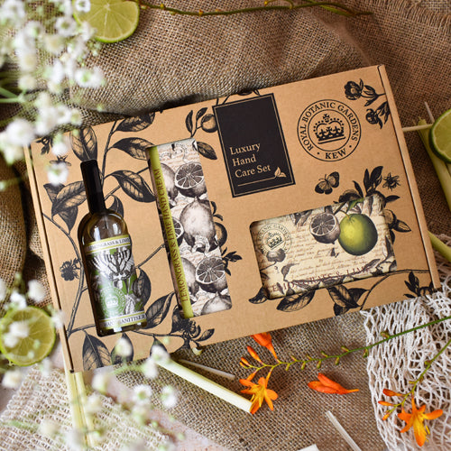 Kew Royal Botanic Garden Luxury Hand Care Set- Lemongrass and Lime
