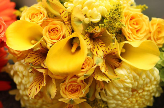 Yellows- Florist Designed Presentation Bouquet