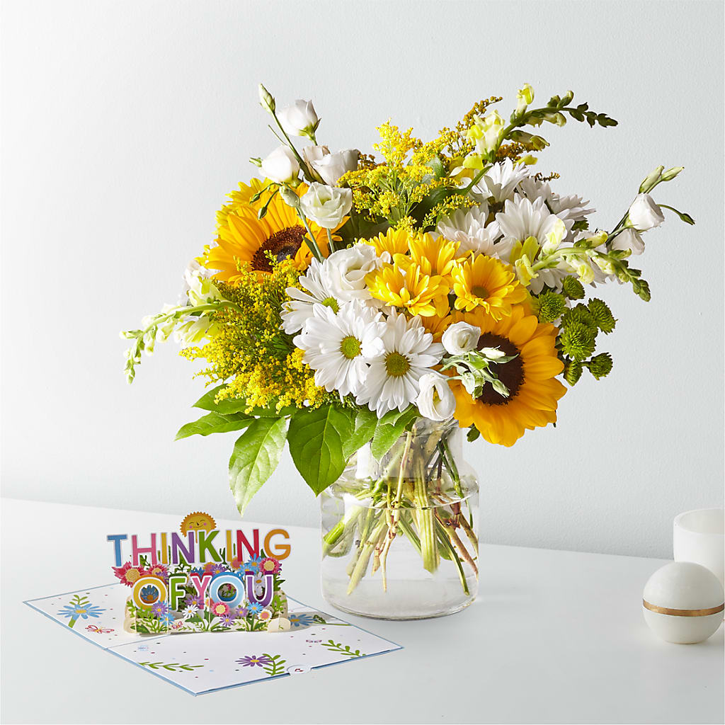 Hello Sunshine Bouquet & Lovepop® Pop-Up Card