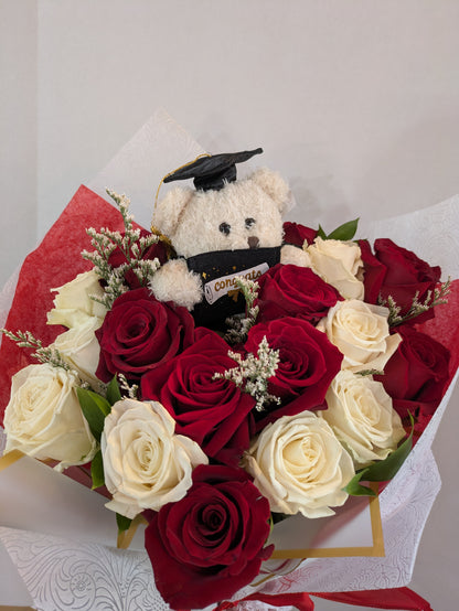 Beary Proud of You- Cornell Roses